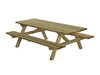 Picknicktafel 230x160 cm FSC vurenhout met parasolopening