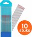 Wolfraam laselektroden (rood) - 10 stuks