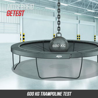 BERG trampoline Champion Regular 430 Grey Levels + Safety Net DLX XL
