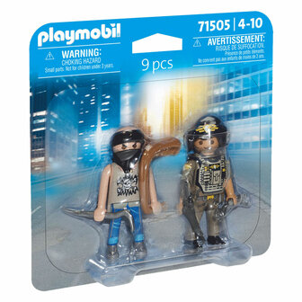 Playmobil Tactische Politie-Eenheid &amp; Bandiet - 71505