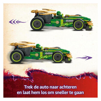 LEGO Ninjago 71828 Lloyds Pull-Back Racewagen