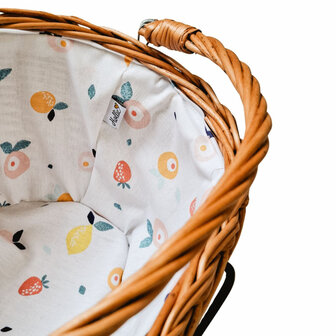 Fietsmand glitter fruit