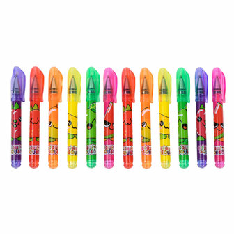 Fruity Squad Mini Gelpennen met Geur, 12st.