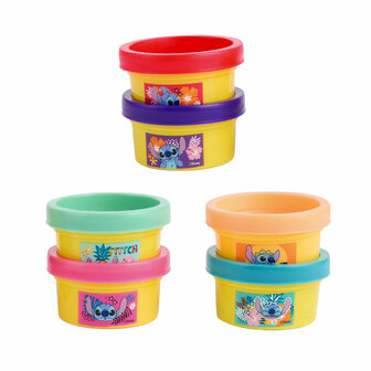 Stitch Kleiset Partypack - 6 Kleipotjes