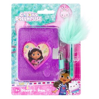 Gabby's Poppenhuis Pluche Dagboek met Pluche Pen