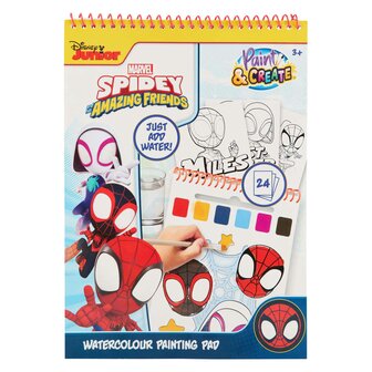 Spidey Water Verfset Boek - incl Kwast