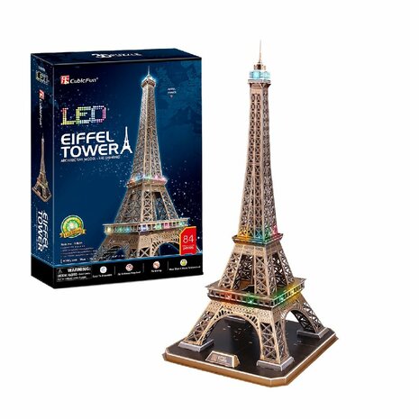 3d Puzzel Eiffel Tower LED