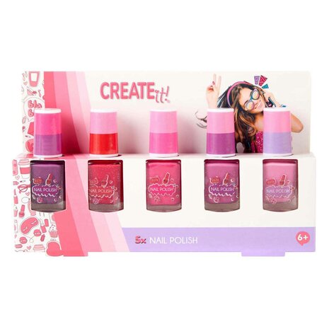 Create it! Beauty Color Changing Nagellak, 5st.