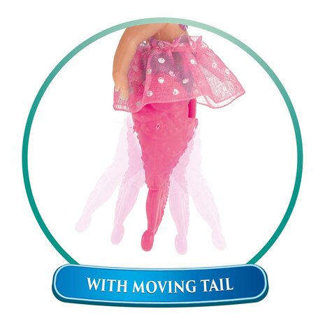 Mermaids Zeemeerminpop met Accessoires, 12cm