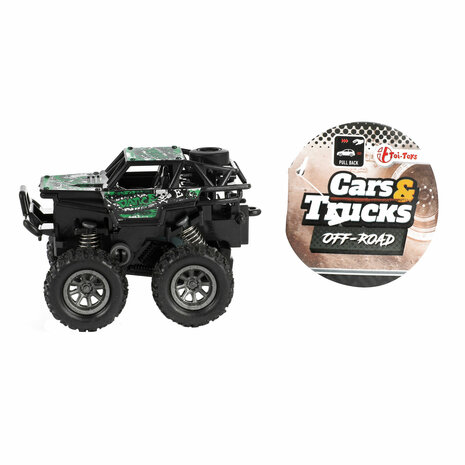 Cars & Trucks Pull-back Monster Truck 4x4