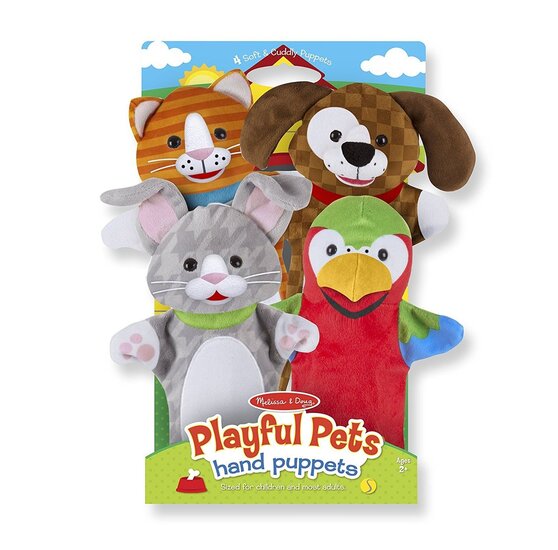 Melissa &amp; Doug  Pluchen Pets Hand Puppets