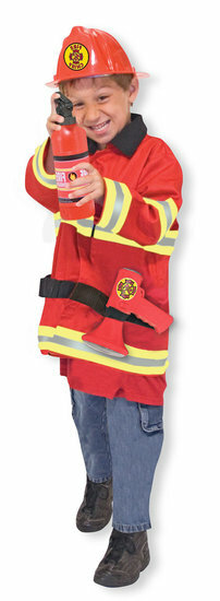 Fotoelektrisch Planeet wij Melissa & Doug Verkleedkleding brandweer - Speelgoed de Betuwe