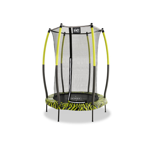 Mediaan Verslaafd Hertog EXIT Tiggy junior trampoline met veiligheidsnet ø140cm - zwart/groen -  Speelgoed de Betuwe