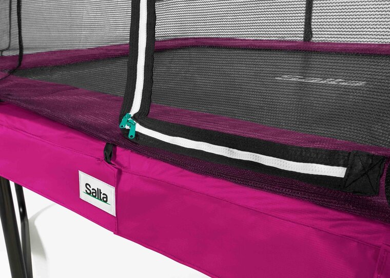 Trampoline Salta Comfort Edition - 305x214cm - Rechthoekig Roze
