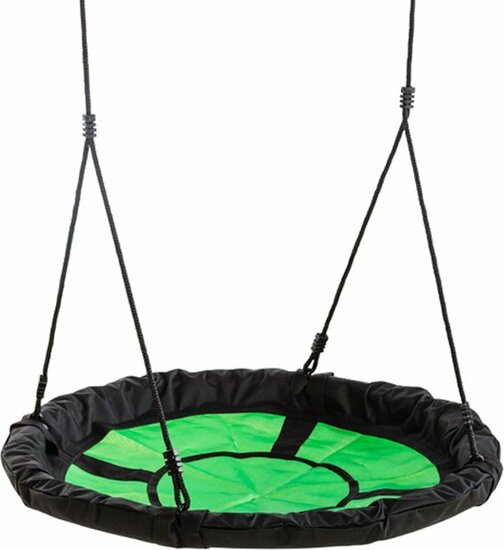 aanvaarden toediening Slang KBT Swibee Nest Schommel Groen/zwart - max. 150kg - Speelgoed de Betuwe
