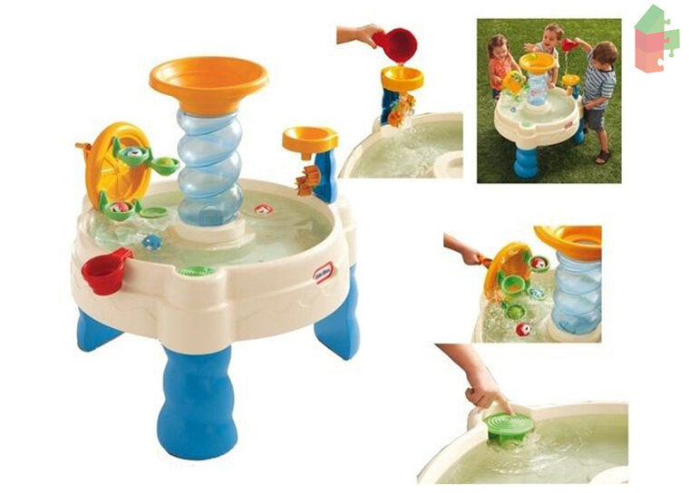 Little Tikes Spiralin&#039; Seas Waterpark Watertafel Met 4 Kunststof Bootjes