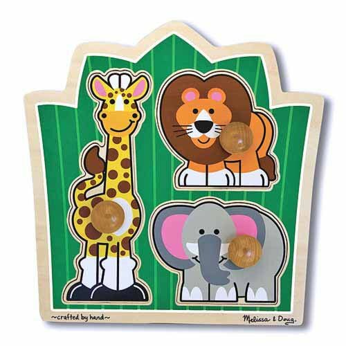 Melissa &amp; Doug  Dierentuinvriendjes Insteekpuzzel