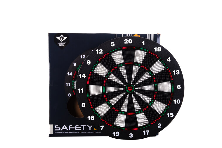 omhelzing maak je geïrriteerd kraam Kinder-safety-dartbord-incl.-6-darts,-⌀-42-cm.-Inclusief-2-sets-18-gram-softip-darts  - Speelgoed de Betuwe