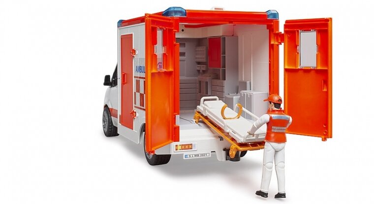 Bruder MB Sprinter ambulance incl.chauffeur