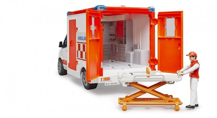 Bruder MB Sprinter ambulance incl.chauffeur