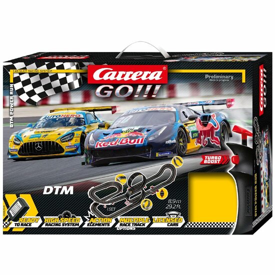 Carrera GO!!! Racebaan - DTM Power Run