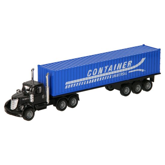 woordenboek Boren Eerste Vrachtwagen met Container Oplegger - Speelgoed de Betuwe