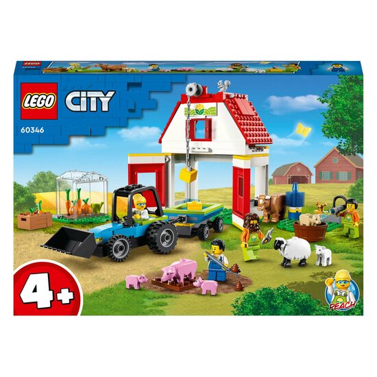 studie Tranen actrice LEGO City 60346 Boerderij Dieren - Speelgoed de Betuwe