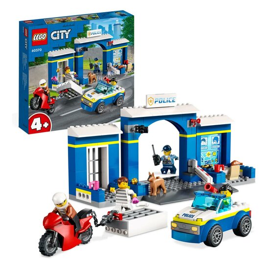 jury deelnemen zo veel LEGO City 60370 Achtervolging Politiebureau - Speelgoed de Betuwe