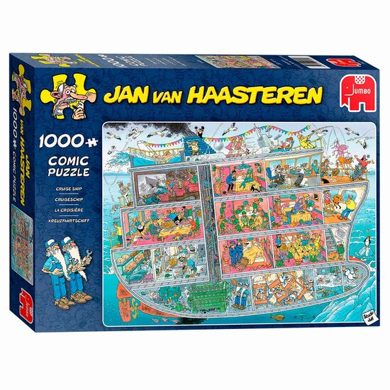 speler Gunst Bediende Jan van Haasteren Puzzel - Cruise Schip, 1000st. - Speelgoed de Betuwe