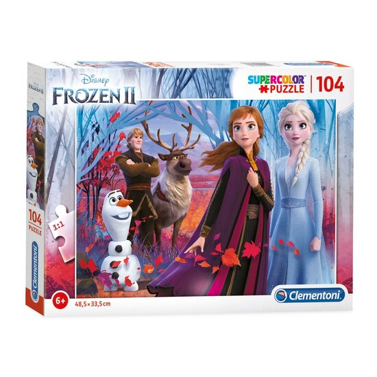 debat omroeper Blaze Clementoni Puzzel Disney Frozen 2, 104st. - Speelgoed de Betuwe