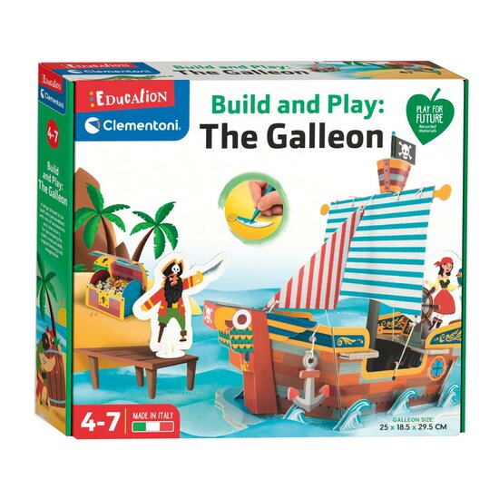 Ziektecijfers Autonoom onregelmatig Clementoni Education - Bouw & Speel Piratenboot - Speelgoed de Betuwe