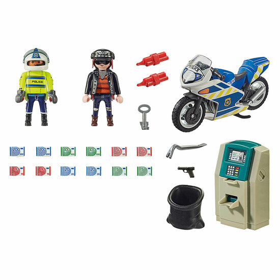 graan milieu overspringen Playmobil City Action Politiemotor Achtervolging van de Geld - Speelgoed de  Betuwe
