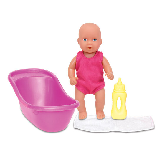 Cadeau Gezond logo Mini New Born Baby in Bad Set - Speelgoed de Betuwe