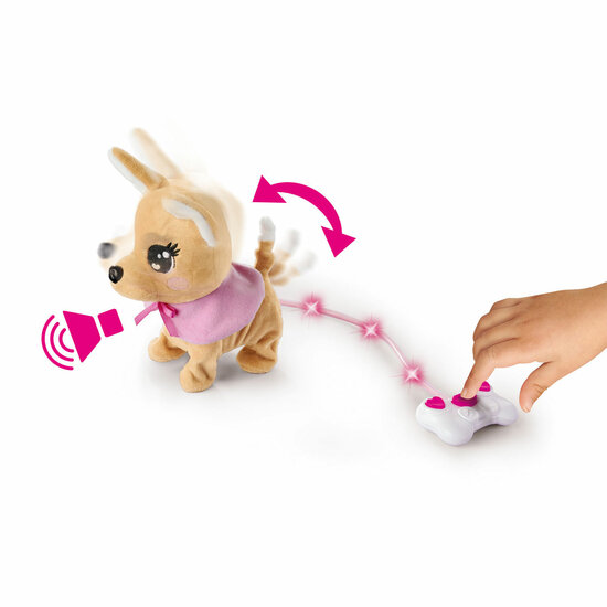 Aanleg Jeugd Bot Chi Chi Love Loomy Hond Lopen met Afstandsbediening - Speelgoed de Betuwe
