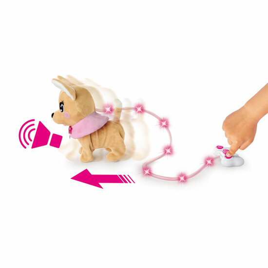 Danser Grommen Cumulatief Chi Chi Love Loomy Hond Lopen met Afstandsbediening - Speelgoed de Betuwe