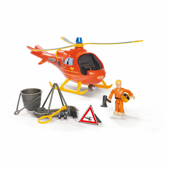 Grillig verzoek uitlokken Brandweerman Sam Helikopter Wallaby met Figuur - Speelgoed de Betuwe