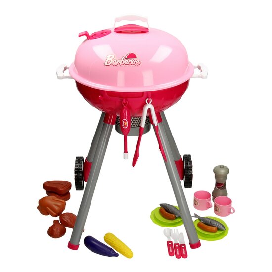 Barbecue en Accessoires met Licht - Roze Speelgoed de Betuwe