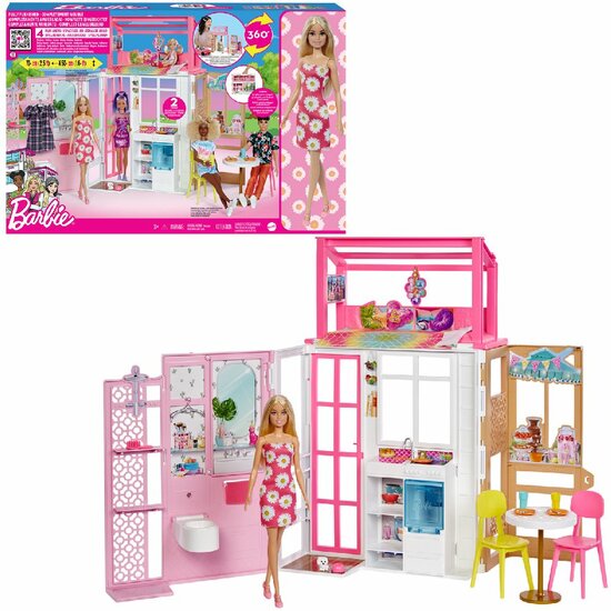 Barbie huis pop - de Betuwe