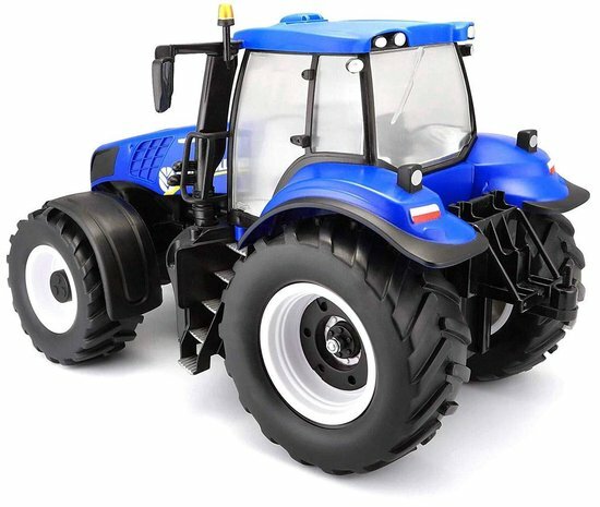 periscoop deur Hectare Maisto Rc Tractor New Holland 1:16 Blauw - Speelgoed de Betuwe