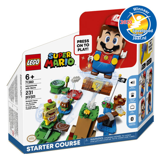 Product natuurlijk Cataract LEGO Super Mario 71360 Avonturen met Mario Startset - Speelgoed de Betuwe