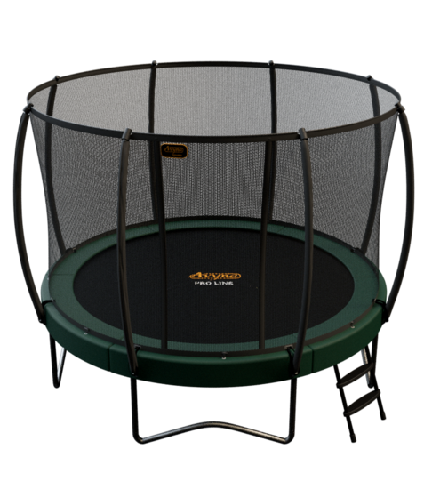 Veiligheidsnet voor trampoline &Oslash;365 (12) - Zwart