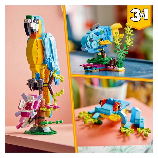 bibliothecaris analogie Kolonisten LEGO Creator 31136 Exotische Papegaai - Speelgoed de Betuwe