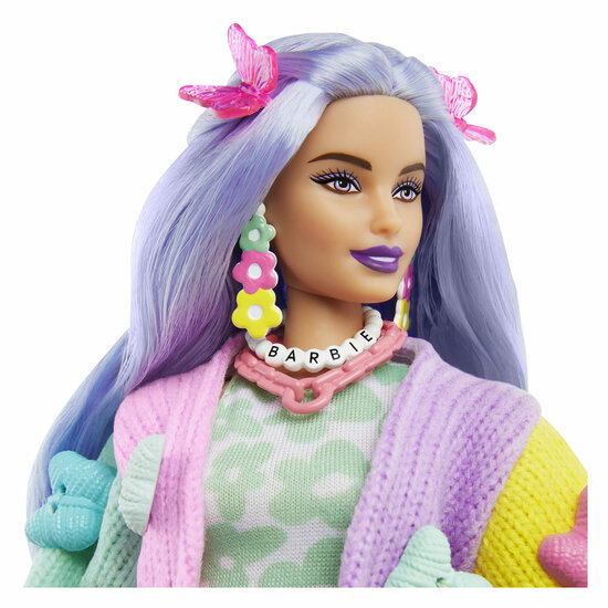 Nationaal volkslied applaus Overtekenen Barbie Extra Pop - Paars haar - Speelgoed de Betuwe