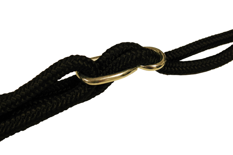 Babyschommel Groeimodel Antraciet met zwart gevlochten PP-touwen