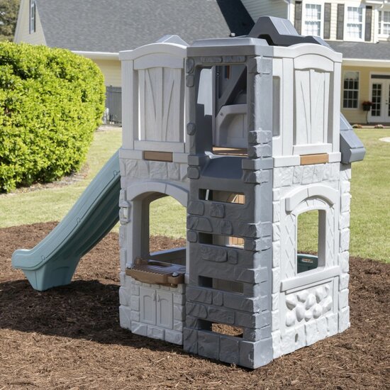 Enchanting Adventures 2-Story Playhouse &amp; Slide