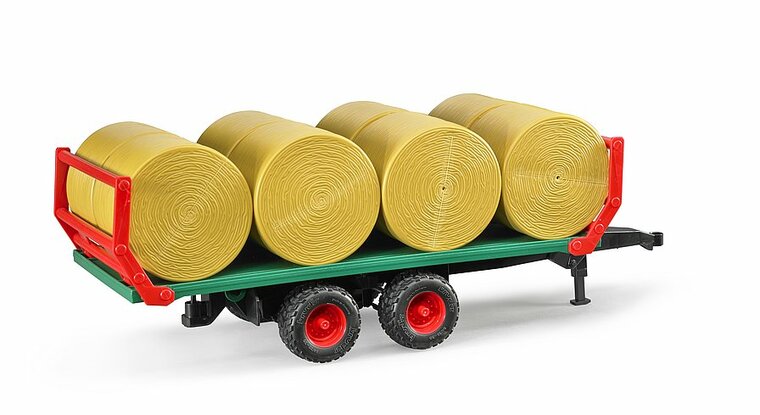 Bruder Balentransporter Met 8 Balen