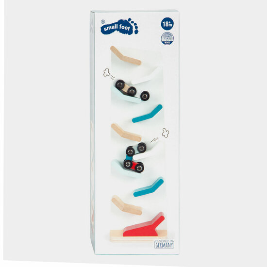 Small Foot - Houten Autobaan Toren met Auto's, 3dlg.