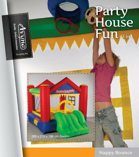 Springkussen Party House Fun &ndash; Avyna