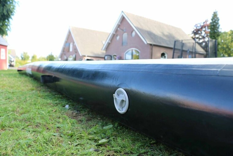Airtrack 12Springs 300, W100 Standaard Grijs/Zwart + Pomp