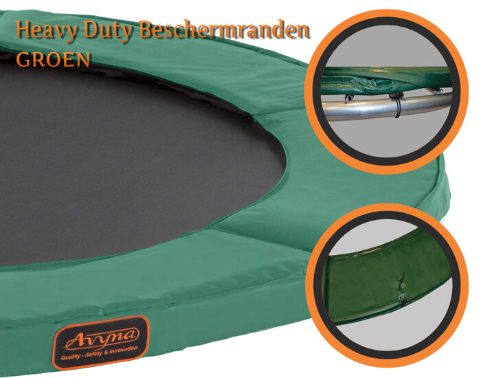 Universele Trampoline Rand HD &Oslash;430 - Groen